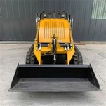 Mini Crawler Skid Steer Loader met 300 kg laadcapaciteit